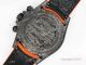 Super Clone Rolex Diw Daytona Noob Factory Forged Carbon Orange Nylon Strap Swiss 4130 (7)_th.jpg